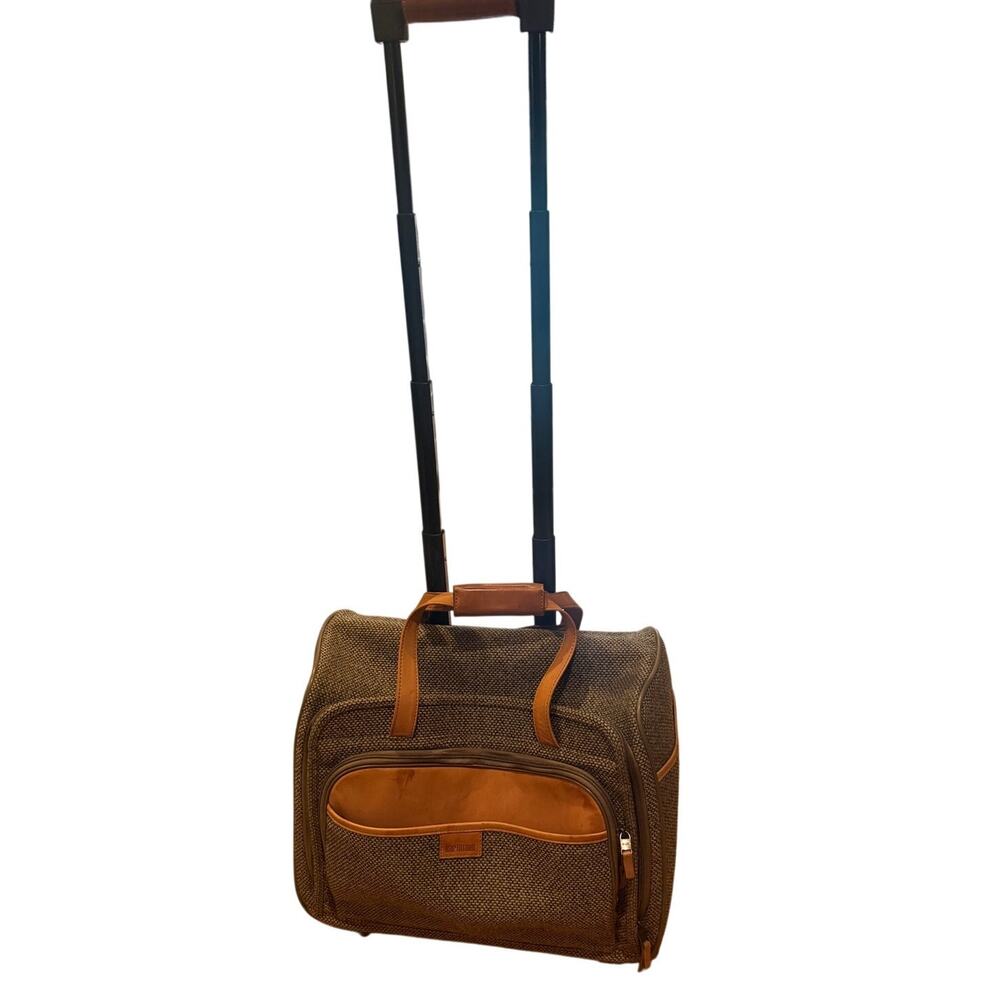 VTG Hartmann Tweed Carry On Wheeled Tote Bag